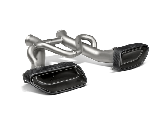 Akrapovic 14-17 McLaren 650S/650S Spyder Slip-On Line (Titanium) w/ Carbon Tips - S-MC/TI/2
