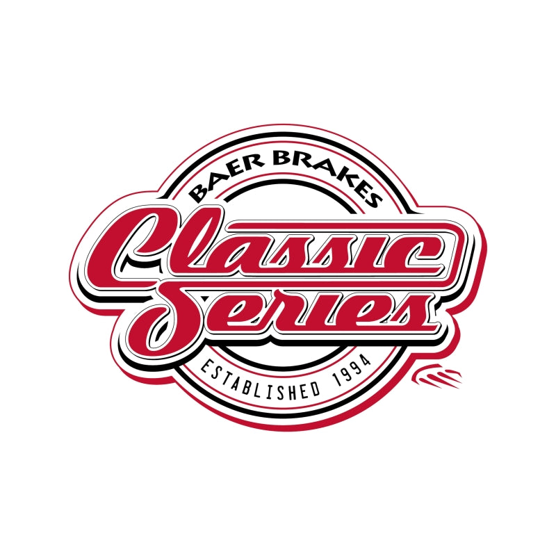 Baer Brakes 55-70 Chevy Full Size Passenger Car 10.5in Classic Series Rear Brake Kit - Red - 4302527R