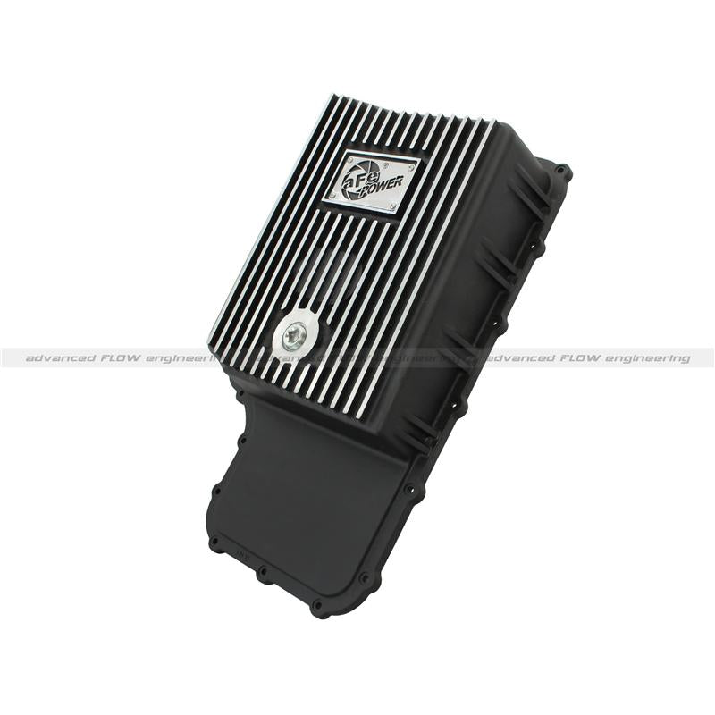 aFe Transmission Pan Cover (Raw); GM Diesel Trucks 01-14 V8-6.6L (td) - 46-70070