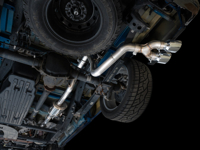 AWE Tuning 21-25 Ford F150 (14th Gen Reg Cab) Cat-Back Exhaust - 4.5in Dual Side Exit Chrome Tips - 3015-32145