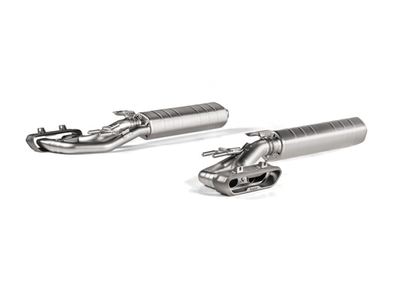 Akrapovic 2021 Mercedes-AMG G500/G550 (W463A) - OPF/GPF Slip-On Line (Titanium) w/Titanium Tips - S-ME/TI/17