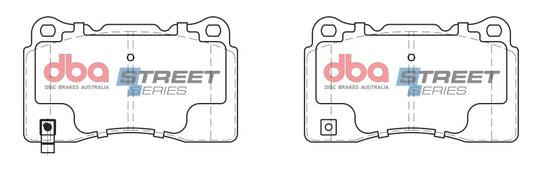 DBA 05-06 Ford GT Rear Street Series Brake Pads - DB1678SS