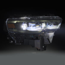 Load image into Gallery viewer, AlphaRex 25-26 Dodge Ram 1500 Luxx LED Proj Headlights -Alpha Black w/Activ Lit/Seq Signal/Switchbk - 880906
