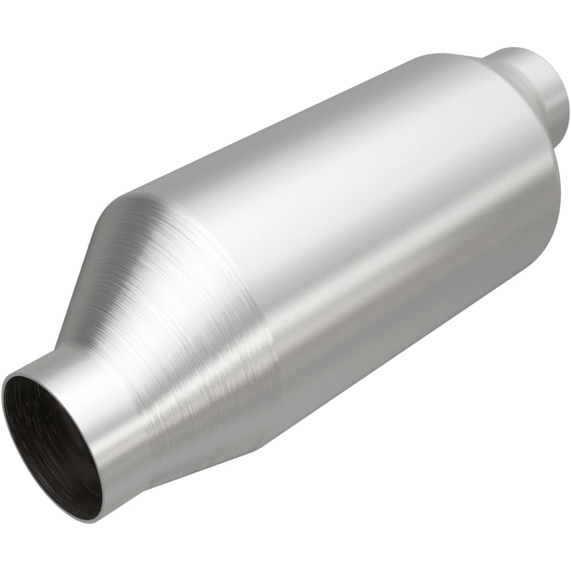 MagnaFlow 2in In/Out 4in Round Body 11.875in L Universal California Legal Catalytic Converter - 5461084