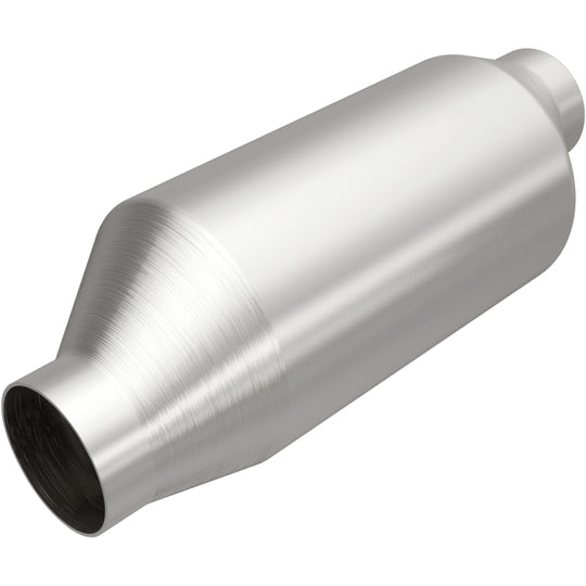MagnaFlow 2in In/Out 4in Round Body 11.875in L Universal California Legal Catalytic Converter - 5461084