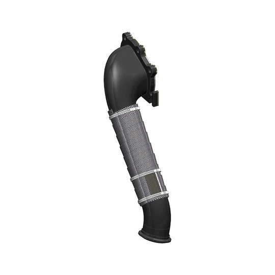 MBRP 01-04 Chev/GMC 6.6L Duramax 3in Black Turbo Down Pipe - GMCA425