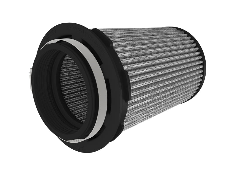aFe MagnumFLOW Pro DRY S Universal Air Filter 3.5in. F / 5in. B mtm2 / 4.5in. inv T / 7.5in. H - 21-91103
