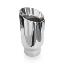 Load image into Gallery viewer, Stainless Works Conical Double Wall Slash Cut Exhaust Tip - 4in Body 3in Inlet - 799300
