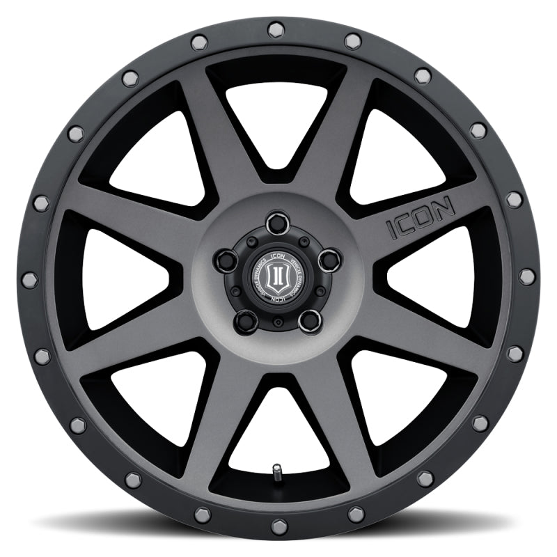 ICON Rebound 20x9 6x5.5 0mm Offset 5in BS Titanium Wheel - 1820908350TT