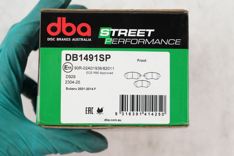 DBA 03-05 Subaru WRX / 08 Subaru WRX SP500 Front Brake Pads - DB1491SP