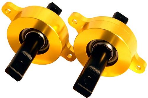 BLOX Racing Front LCA Spherical Bearing Kit - Red (2002-2006 Acura RSX / 2006+ Honda Civic) - BXSS-20301-RD