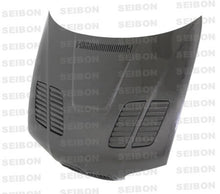 Load image into Gallery viewer, Seibon 01-05 BMW E46 M3 GTR Style Carbon Fiber Hood - HD0105BMWE46M3-GTR