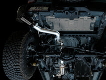 Load image into Gallery viewer, AWE Tuning 2021+ Ford Bronco 0FG Single Rear Exit Exhaust w/Diamond Black Tip &amp; Bash Guard - 3015-23789