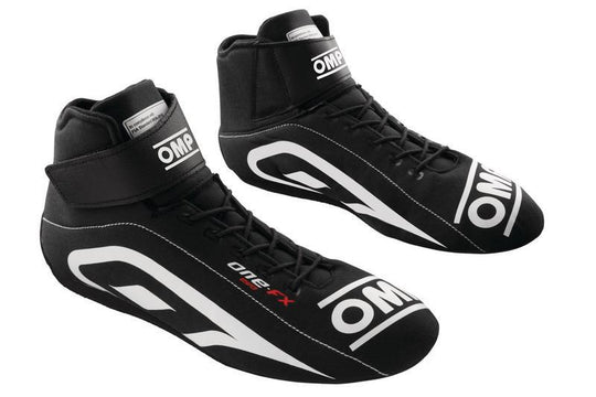 OMP ONE EVO FX SHOES FIA 8856-2018 BLACK SZ 47 - IC0-0831-A01-071-47