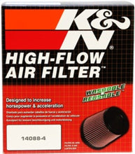 Load image into Gallery viewer, K&amp;N Filter Universal Rubber Filter 2.5 inch Flange 5.25 inch Base 5.75 inch Height - RU-5005