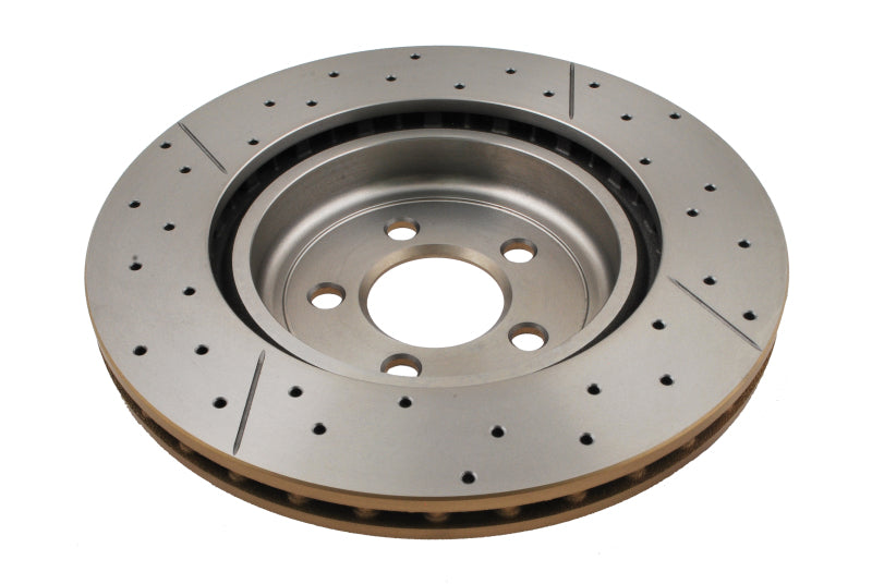 DBA 09-20 Dodge Challenger Front Drilled & Slotted Street Series Rotor - DBA2438X