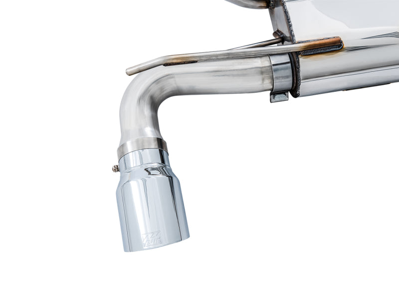AWE Tuning Ford Focus RS SwitchPath Cat-Back Exhaust - Chrome Silver Tips - 3025-32024