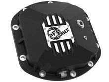 Load image into Gallery viewer, aFe Street Series Dana 30Front Differential Cover Black w/ Machined Fins 97-18 Jeep Wrangler - 46-71130B