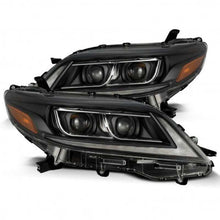 Load image into Gallery viewer, AlphaRex 11-21 Toyota Sienna PRO-Series Proj Headlights Plank Style Black w/Seq Signal/DRL - 880764