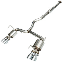Load image into Gallery viewer, AWE Tuning 2015+ Subaru WRX VA Sedan Touring Edition Exhaust - Chrome Silver Tips (102mm) - 3015-42098