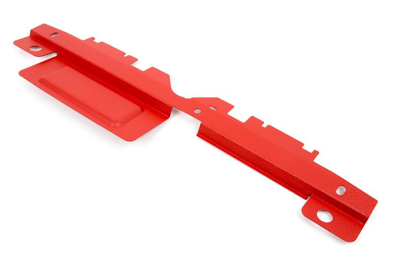 GrimmSpeed 05-09 Subaru Legacy/Outback Radiator Shroud w/Tool Tray - Textured Red - 096032