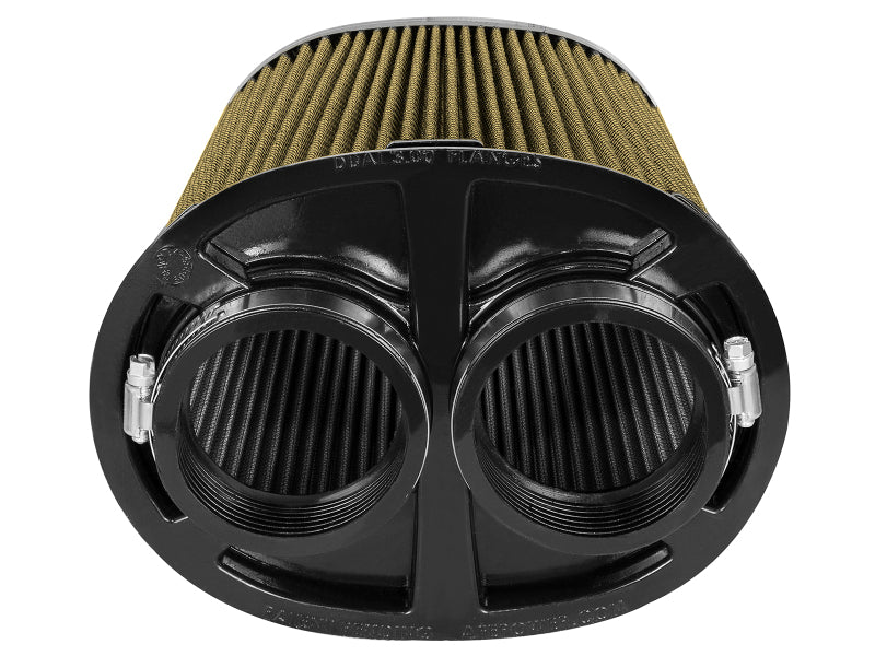 aFe Momentum Intake Rep Air Filter w/PG7 Media-3in F (Dual) x (8.25x6.25)in B x (7.25x5)in T x 9in H - 72-91115