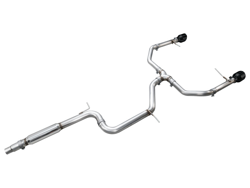 AWE Tuning 22-25 Volkswagen Jetta GLI Track Edition Exhaust - Diamond Black Tips - 3020-33275