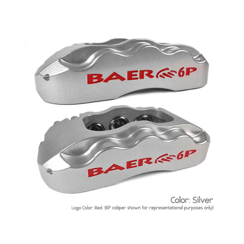 Baer Brakes 58-70 Chevrolet Biscayne STD Studs 11in SS4+ Front SDZ Brake Kit - Silver - 4301464S