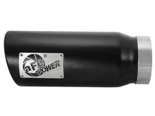 Load image into Gallery viewer, aFe MACH Force-Xp Universal Exhaust Tip 4 IN Inlet x 5 IN Outlet x 12 IN L- Black Tip