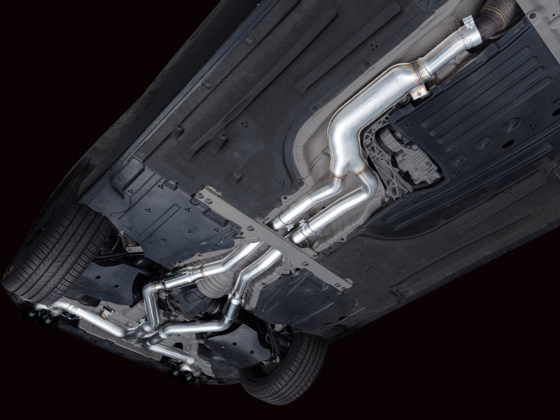 AWE Tuning 22-26 BMW M240i (G42) Track Edition Exhaust - Diamond Black Tips - 3020-43240