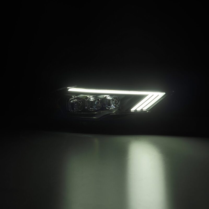 AlphaRex 18-22 Ford Mustang NOVA-Series LED Projector Headlights Black - 880258