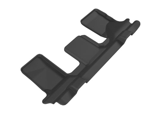 3D MAXpider 2014-2019 Nissan Rogue Kagu 3rd Row Floormats - Black - L1NS10131509