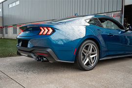 Corsa 2024-2025 Ford Mustang V8 5.0L 3in Cat-Back Exhaust System w/ Twin 4in Black Straight Tips - 21260BLK
