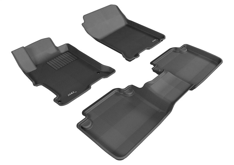 3D MAXpider 13-17 Honda Accord Sedan Kagu Black Full Set - L1HD04801509