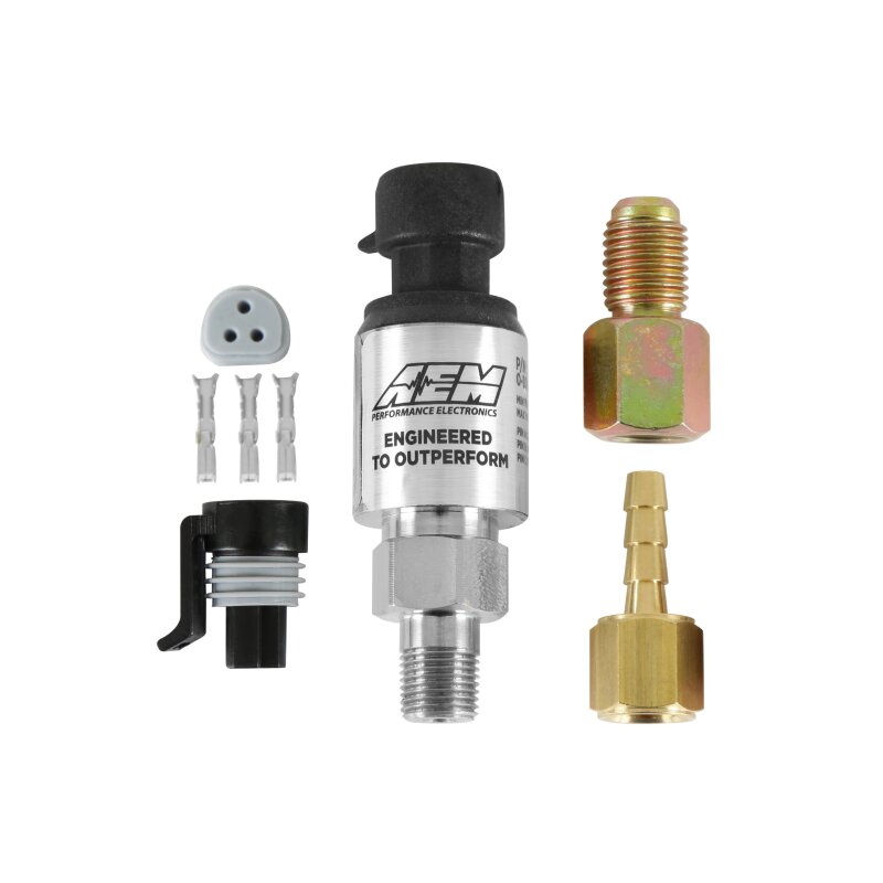 AEM 7 BAR MAP or 100 PSIA Stainless Steel Sensor Kit - 30-2130-7