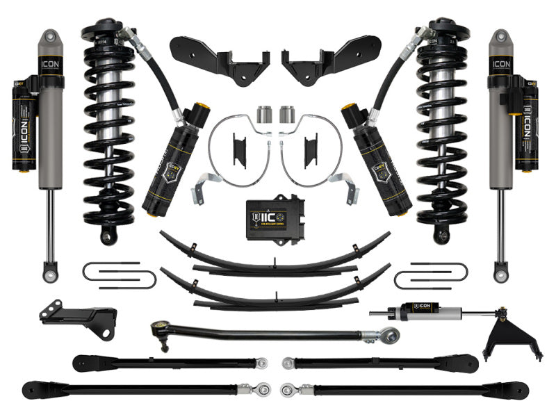 ICON 23 Ford F250/F350 4-5.5in Stage 8 Coilover Conversion Sys w/ Expansion Packs - K63178L