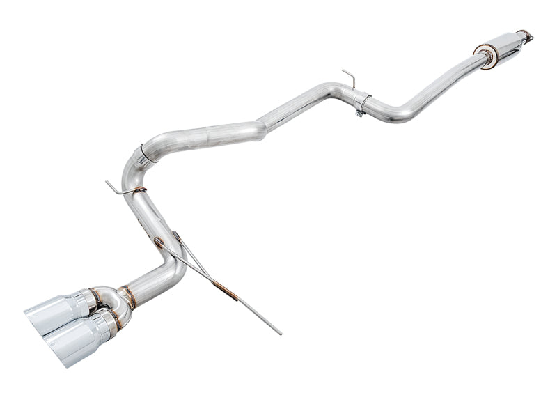 AWE Tuning Ford Focus ST Track Edition Cat-Back Exhaust - Chrome Silver Tips - 3020-32034
