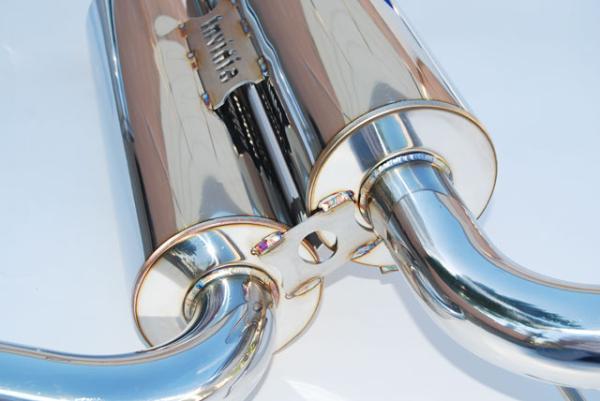 Invidia 09+ 370Z Gemini Single Layer Titanium Tip Cat-back Exhaust - HS09N7ZGIT