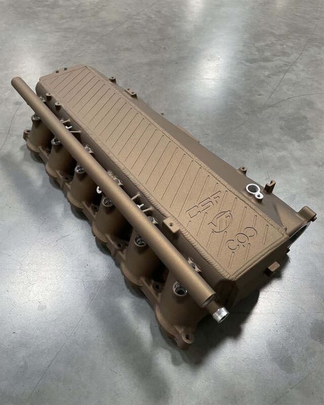 CSF Toyota A90/A91 Supra/ BMW G-Series B58 Charge-Air Cooler Manifold - Techna Bronze - 8200TB
