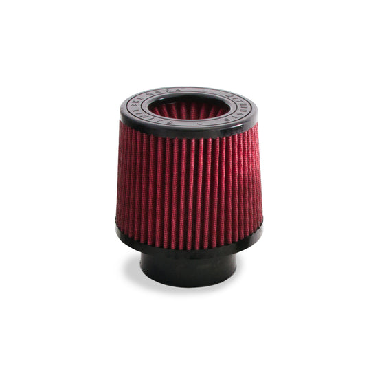 Mishimoto Air Filter w/ Molded Logo Red Oil 8 Layer Cotton w/ Worm Gear Clamp - MMAF-3505