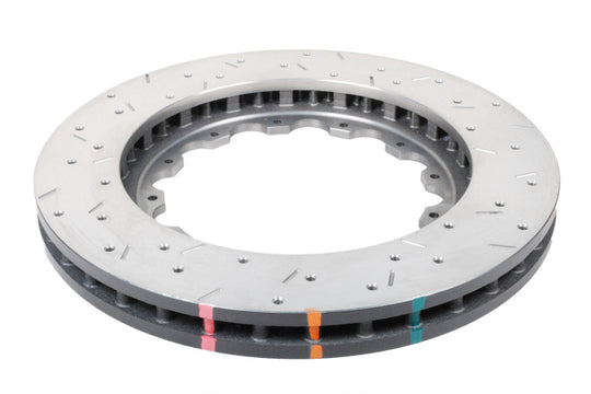 DBA 05-13 Chevrolet Corvette Base Front 5000 Series Drilled & Slotted Ring - DBA52990.1XS