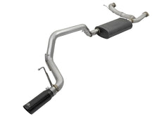 Load image into Gallery viewer, aFe MACHForce XP 3in 304 SS Cat-Back Exhausts w/ Black Tips 10-17 Nissan Patrol (Y62) V8-5.6L - 49-36114-B