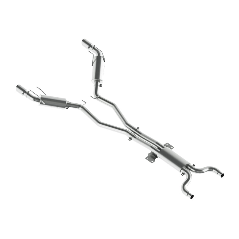MBRP 2010 Chev Camaro V8 6.2L Automatic (L99) 3 Dual Cat Back Round Tips T409 - S7024409