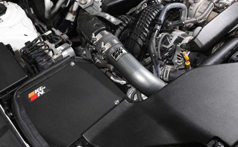 K&N 22-23 Subaru WRX 2.4L H4 Aluminum Charge Pipe Kit - Gunmetal Gray - 77-1017KC