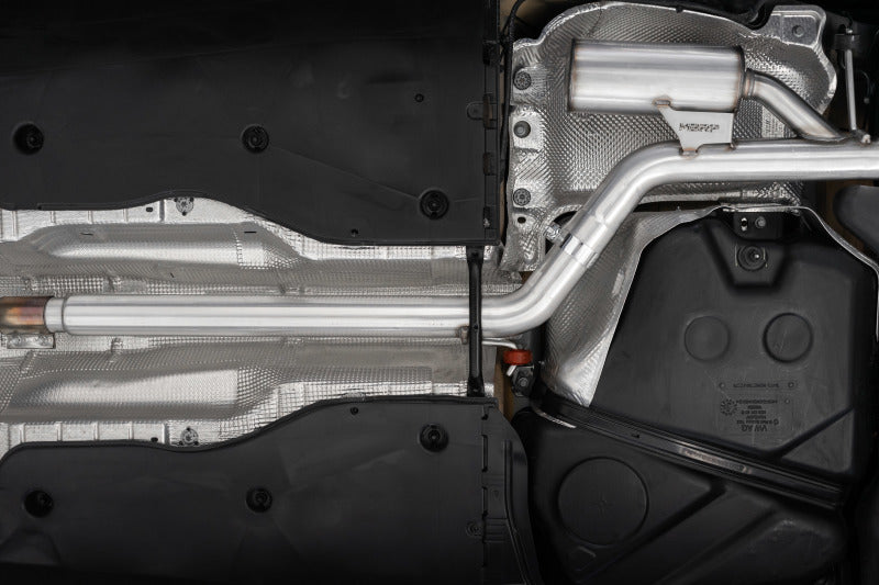 MBRP 2022 VW Golf GTI MK8 T304 SS 3in Cat-Back Exhaust 2.5in Dual Split Rear w/ Carbon Fiber Tips - S46173CF