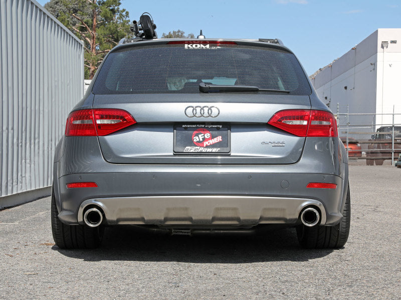 aFe MACH Force-Xp 13-16 Audi Allroad L4 SS Cat-Back Exhaust w/ Polished Tips - 49-36438-P