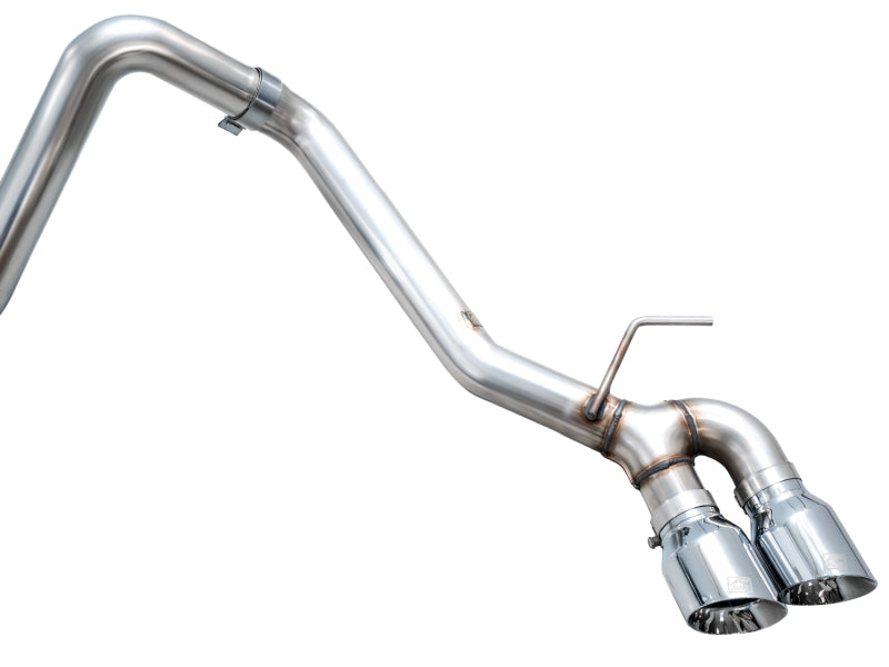 AWE Tuning Exhaust for 4th Gen Toyota Tacoma Dual Chrome Silver Tips - 3015-32254