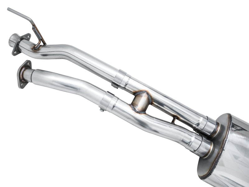 AWE Tuning 16-22 Toyota Tacoma 0FG Cat-Back Exhaust w/ BashGuard - Dual Diamond Black Tips - 3015-33826