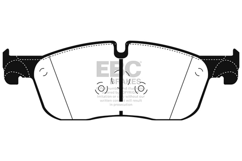 EBC 2015+ Land Rover Discovery Sport 2.0L Turbo Greenstuff Front Brake Pads - DP62255