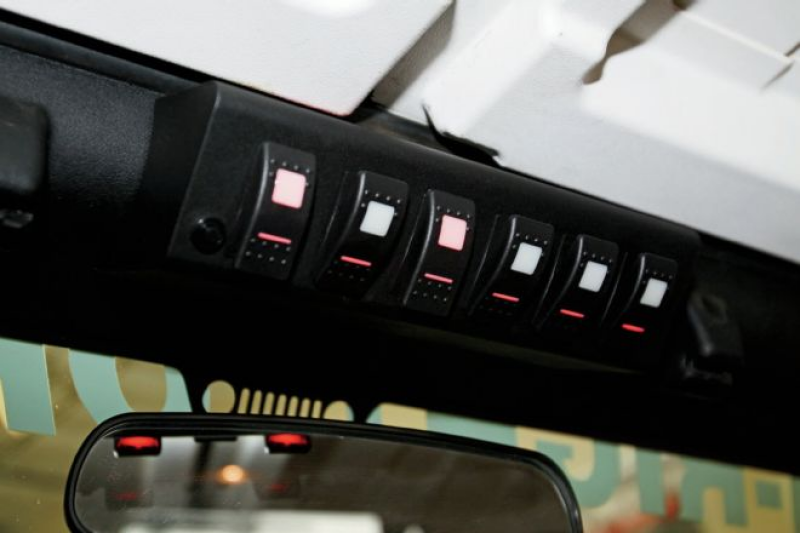 sPOD 09-18 Jeep Wrangler JK SourceLT w/Red LED Switch Panel - 873190